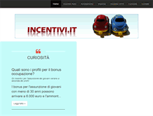 Tablet Screenshot of incentivi.it